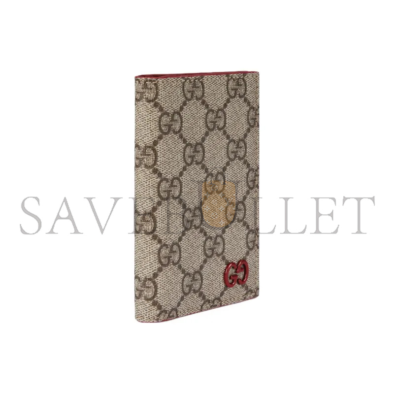 GUCCI RED INTERIOR GG LONG CARD CASE 768249 (15*12cm)